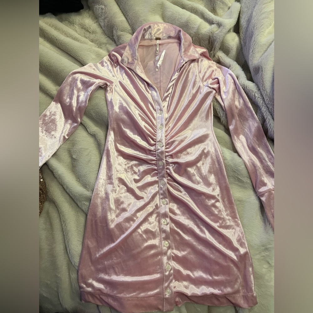 Velvet free people dress